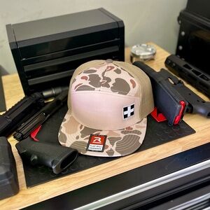 PLUSMX Camouflage Flat Brim Snap back 🔥
